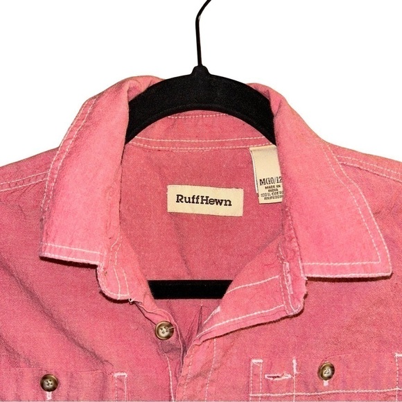 Ruff Hewn Boys Button Down - Size M (8/10) - Picture 2 of 3